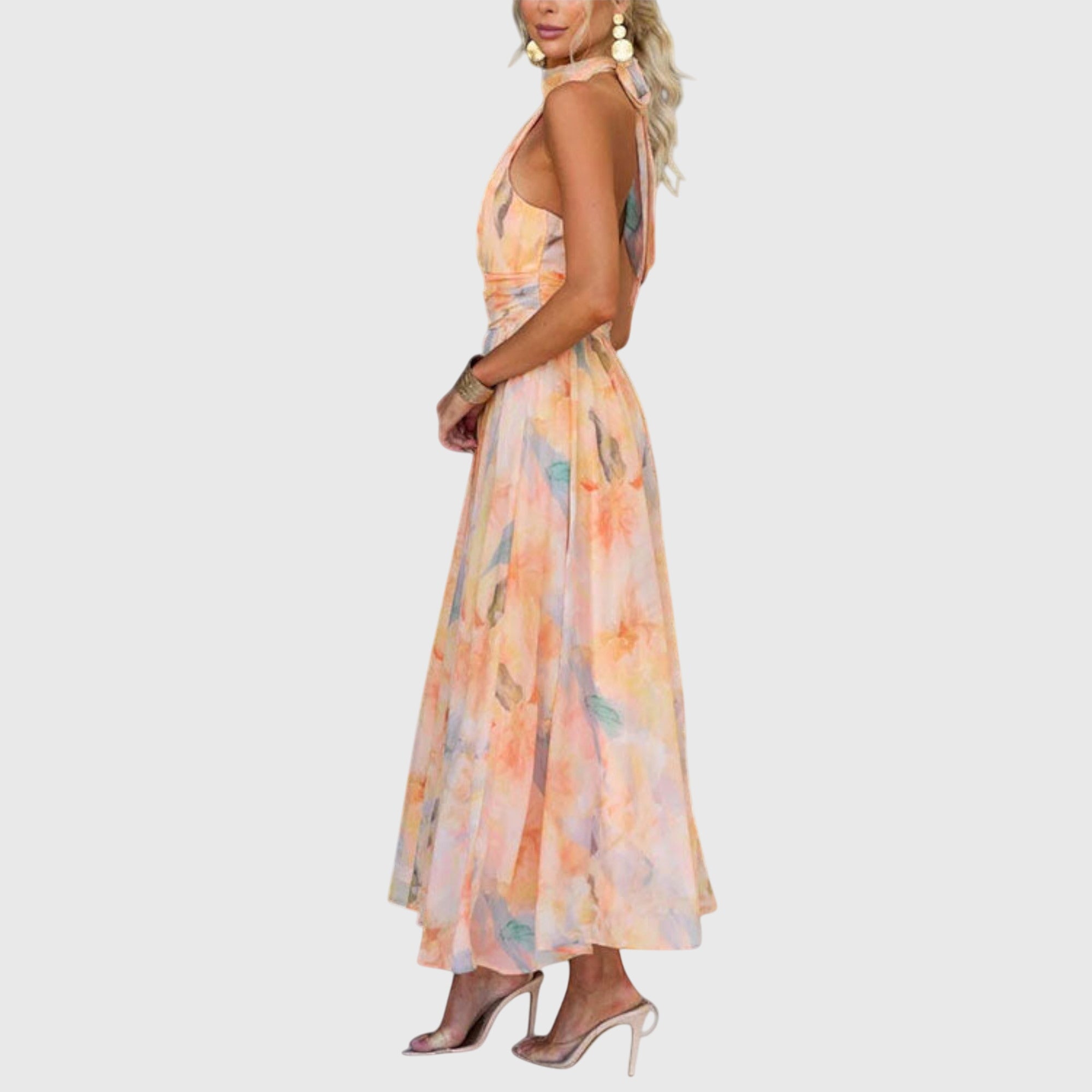 Victoria | Halter Maxi Dress