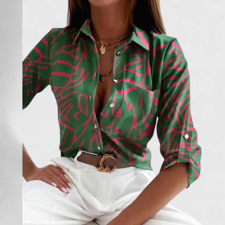 Victoria | Elegant Long Sleeve Blouse