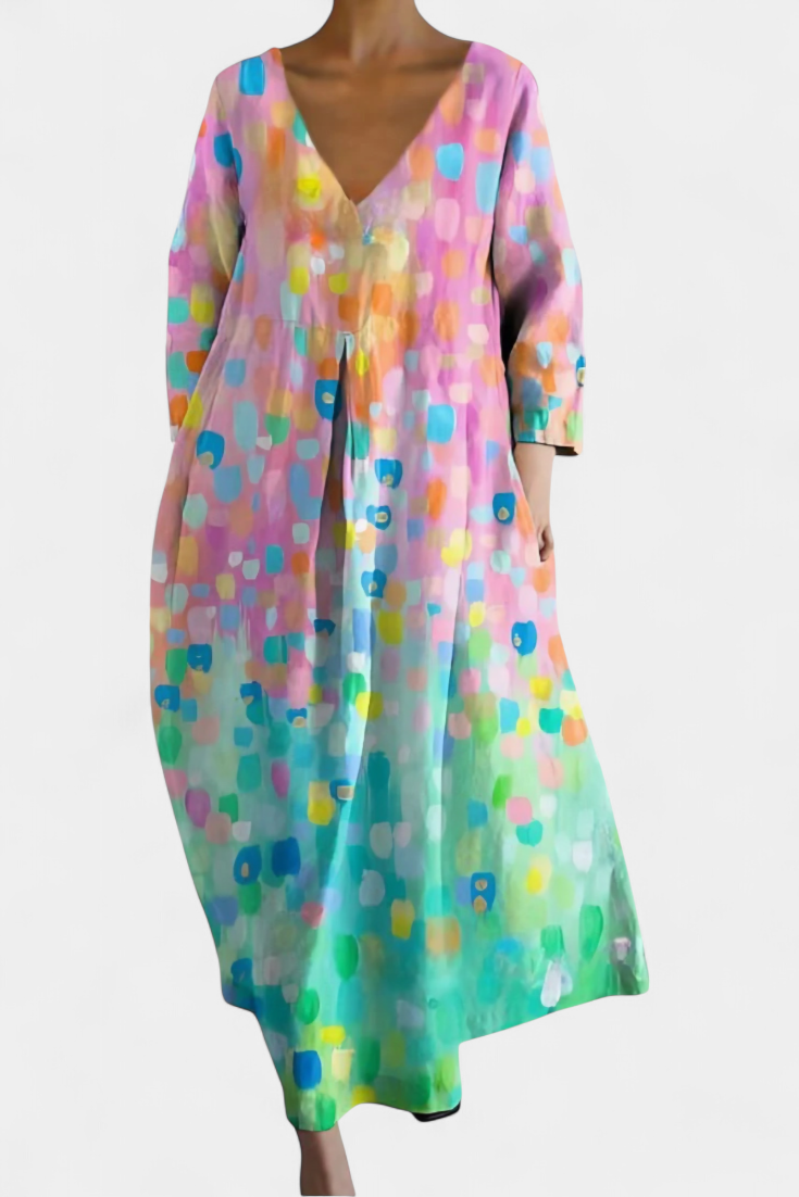 Victoria | Comfortable V-neck Dress