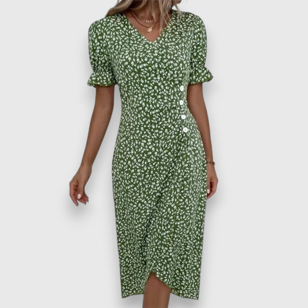 Victoria | Elegant Floral Dress