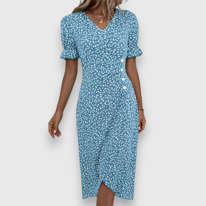 Victoria | Elegant Floral Dress