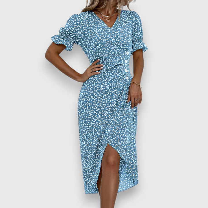 Victoria | Elegant Floral Dress