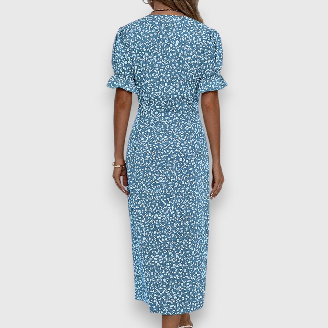 Victoria | Elegant Floral Dress