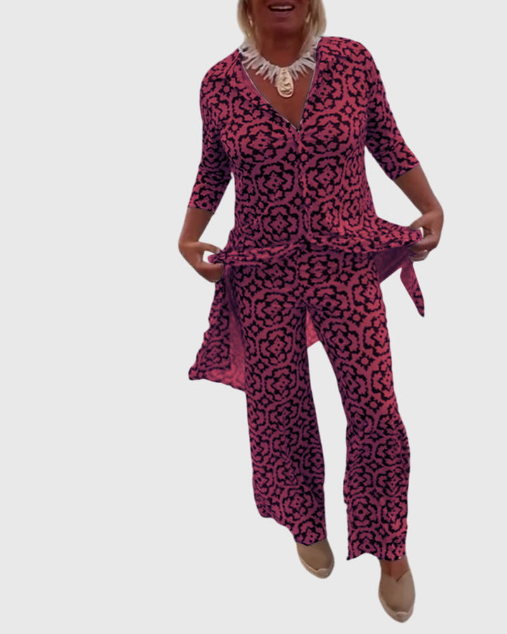 Victoria | Ensemble deux pièces vintage élégant