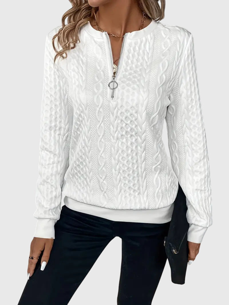 Victoria | Zipped Sweater