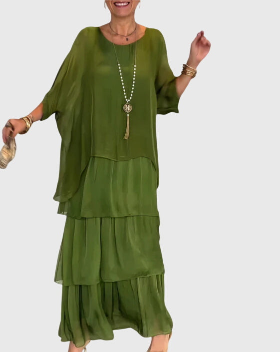 Victoria | Long and Flowing Elegant Dress