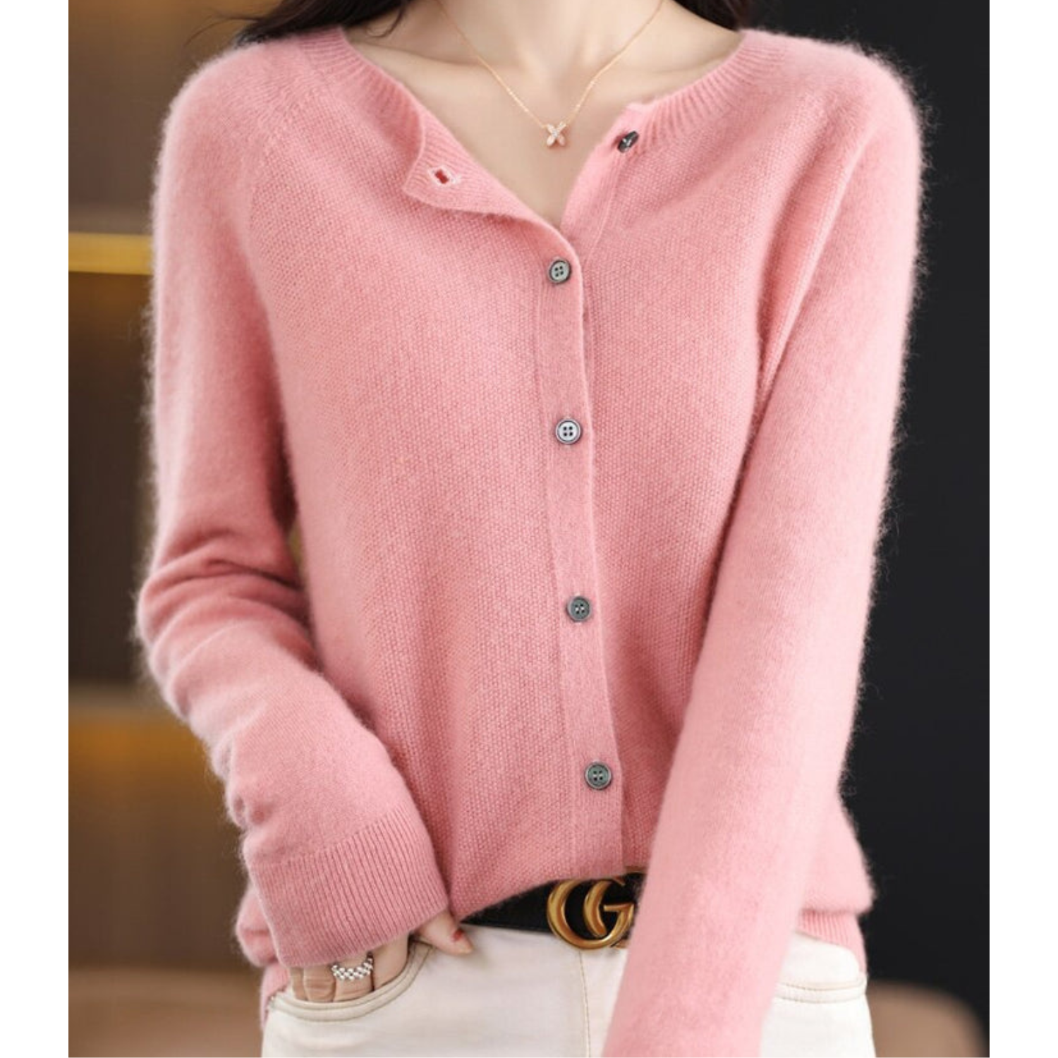 Victoria | Pure Merino Wool Women’s Crew-Neck Knitted Jumper