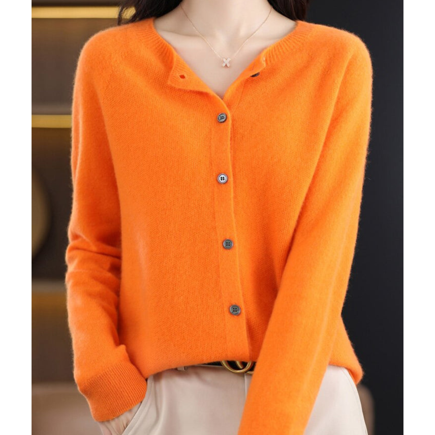Victoria | Pure Merino Wool Women’s Crew-Neck Knitted Jumper