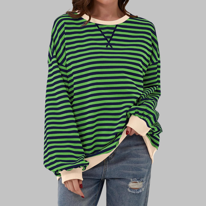 Victoria |  Striped jumper in cotton blend