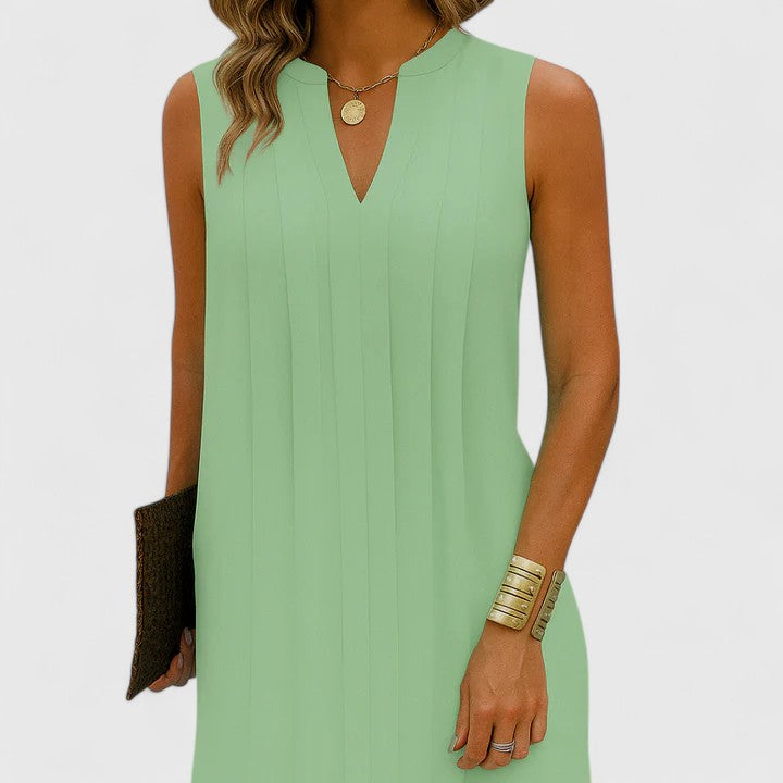 Victoria | Elegant Flattering Dress with V-Neck