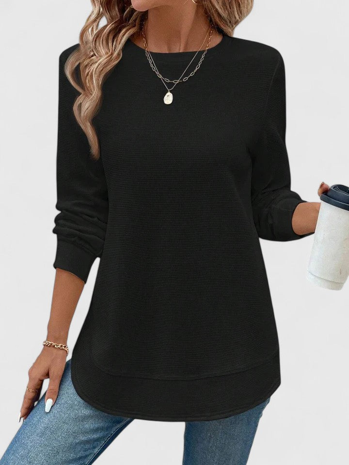 Victoria | Elegant O-Neck Long Sleeve