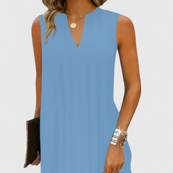 Victoria | Elegant Flattering Dress with V-Neck