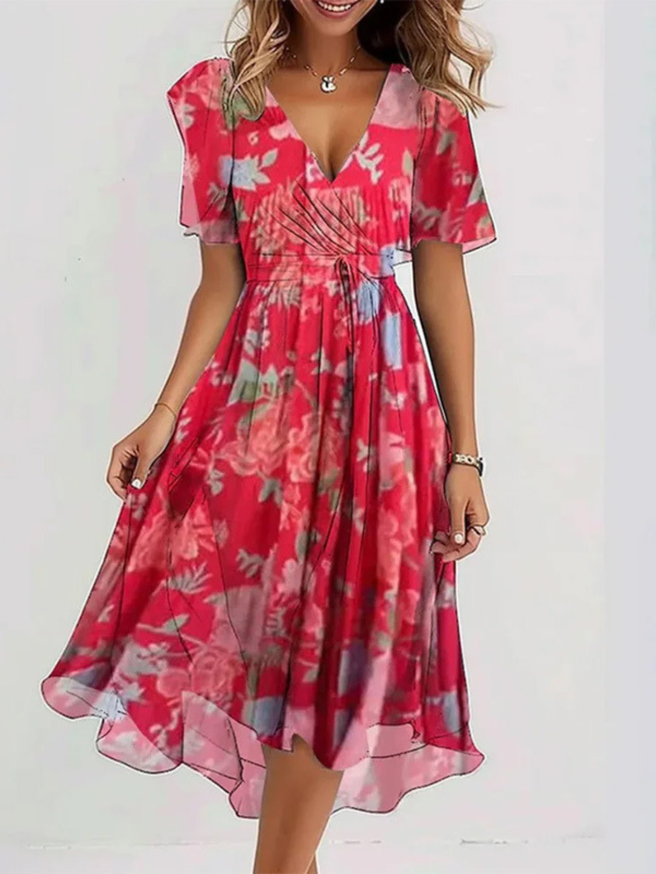 Victoria | Summer Dress With Belly Cover