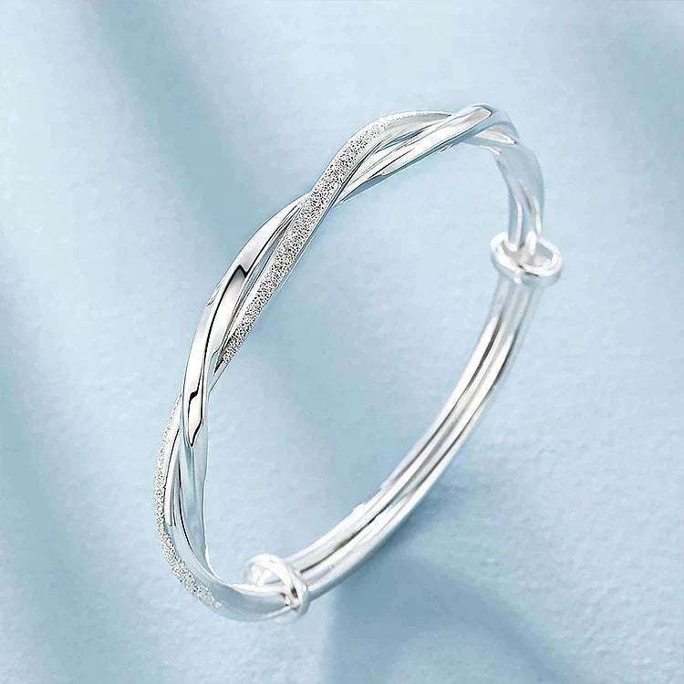 Victoria | Braided Silver Bracelet