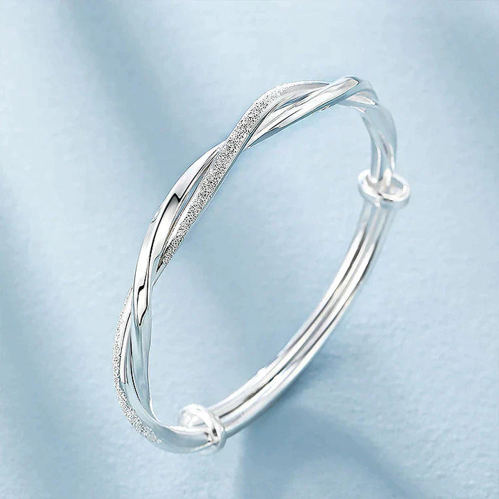 Victoria | Braided Silver Bracelet