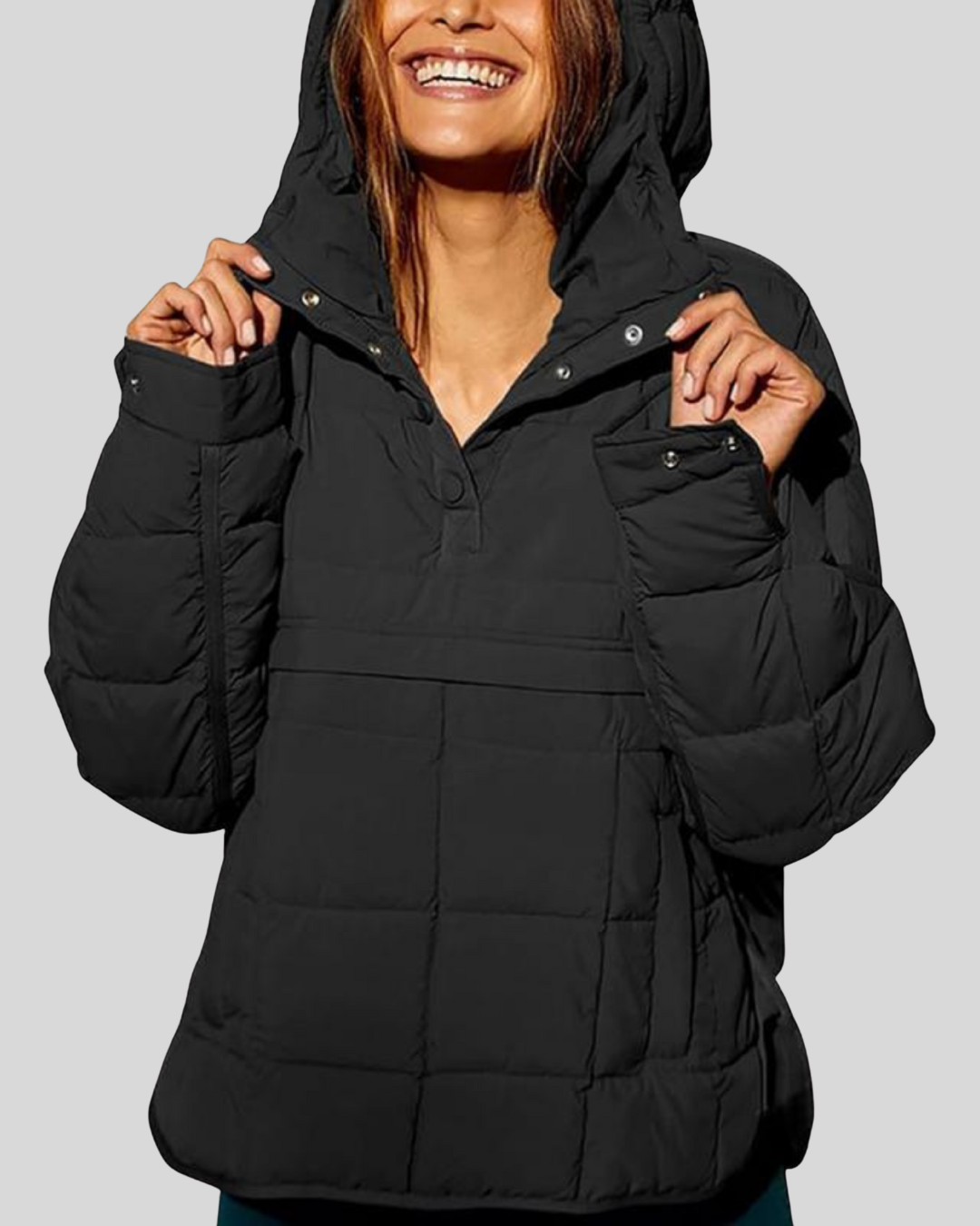 Victoria | Oversized Hooded Pullover Jacket