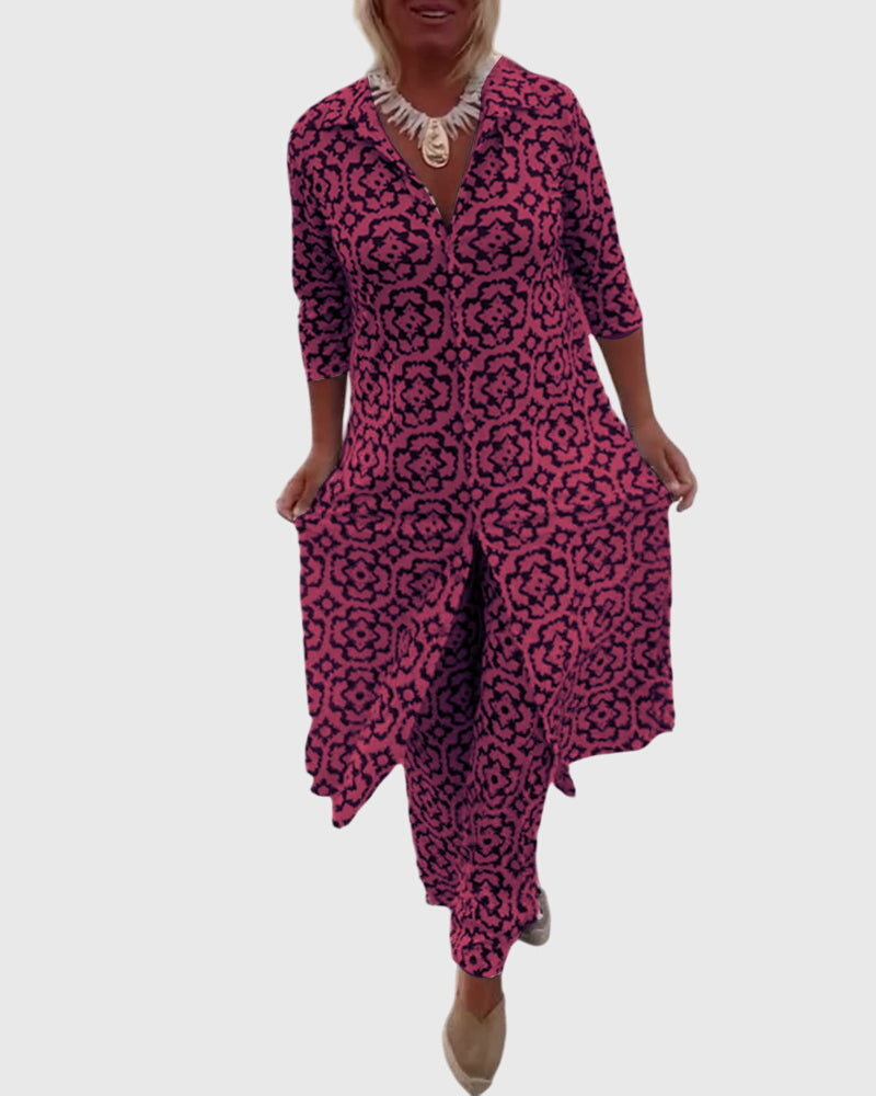 Victoria | Ensemble deux pièces vintage élégant