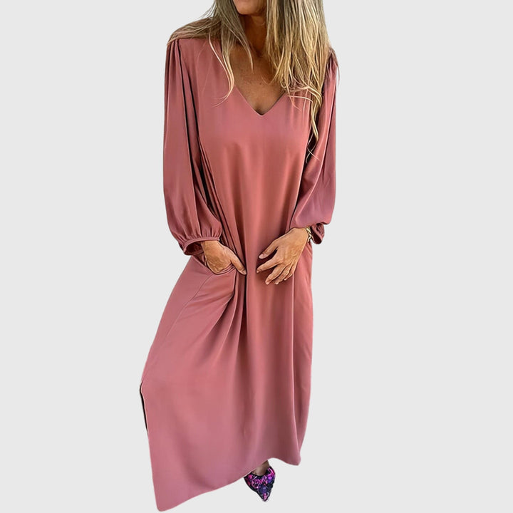 Victoria | Long Boho Dress with Pockets