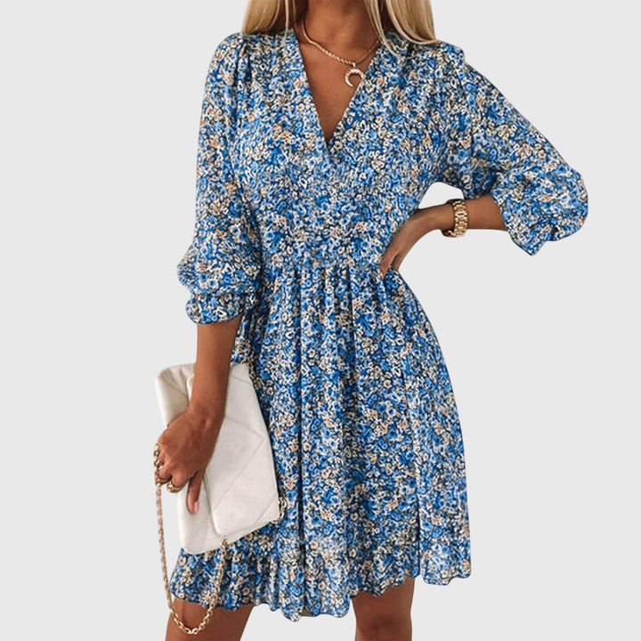 Victoria | Floral Puff Sleeve Dress