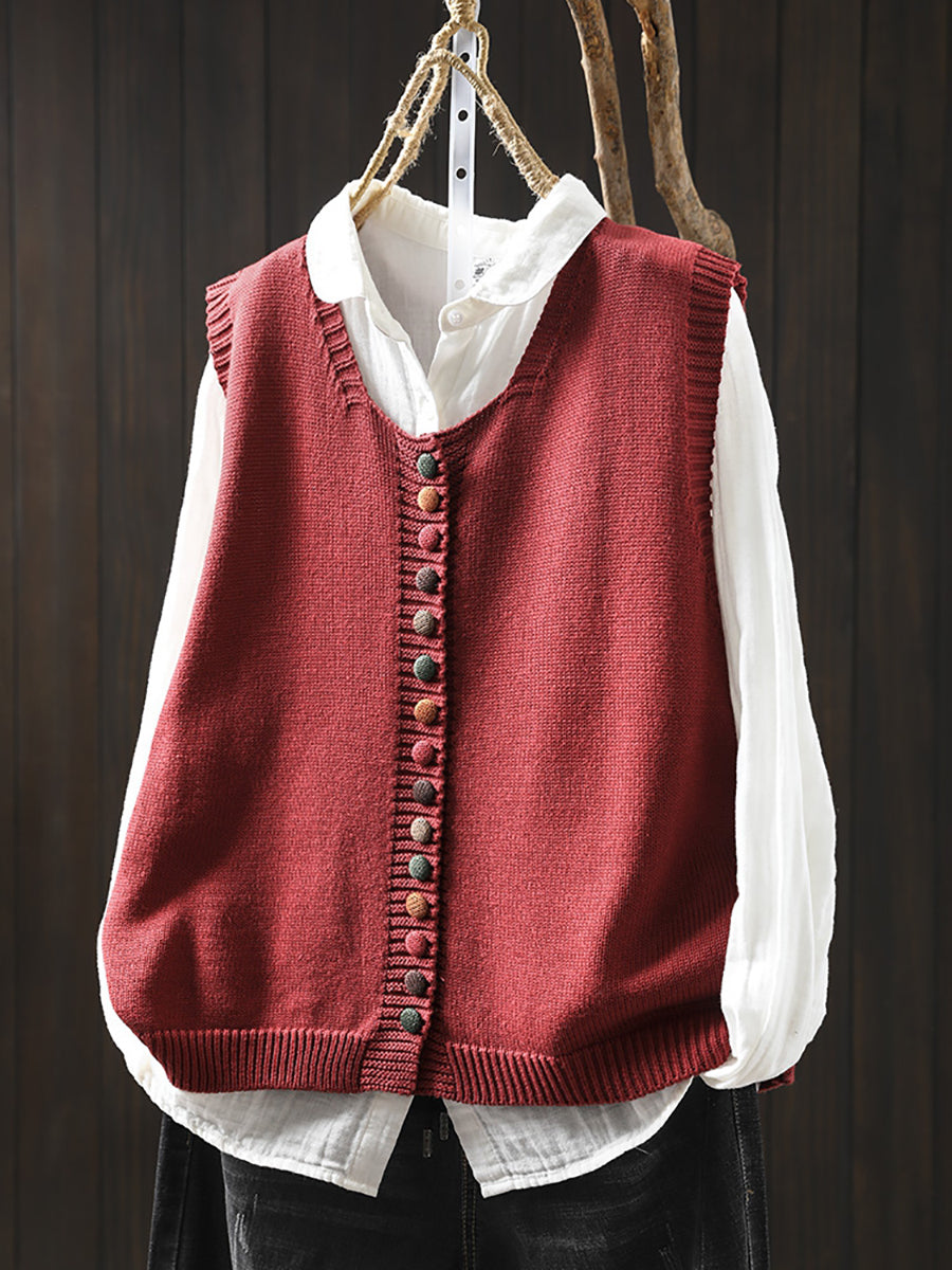 Victoria | Casual Autumn cotton V-Neck Cable Knit Cardigan