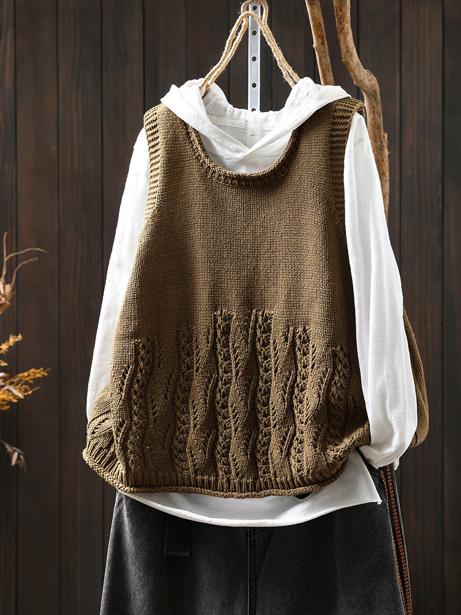 Victoria | Autumn Casual Solid Colour O-Neck Knitted Vest