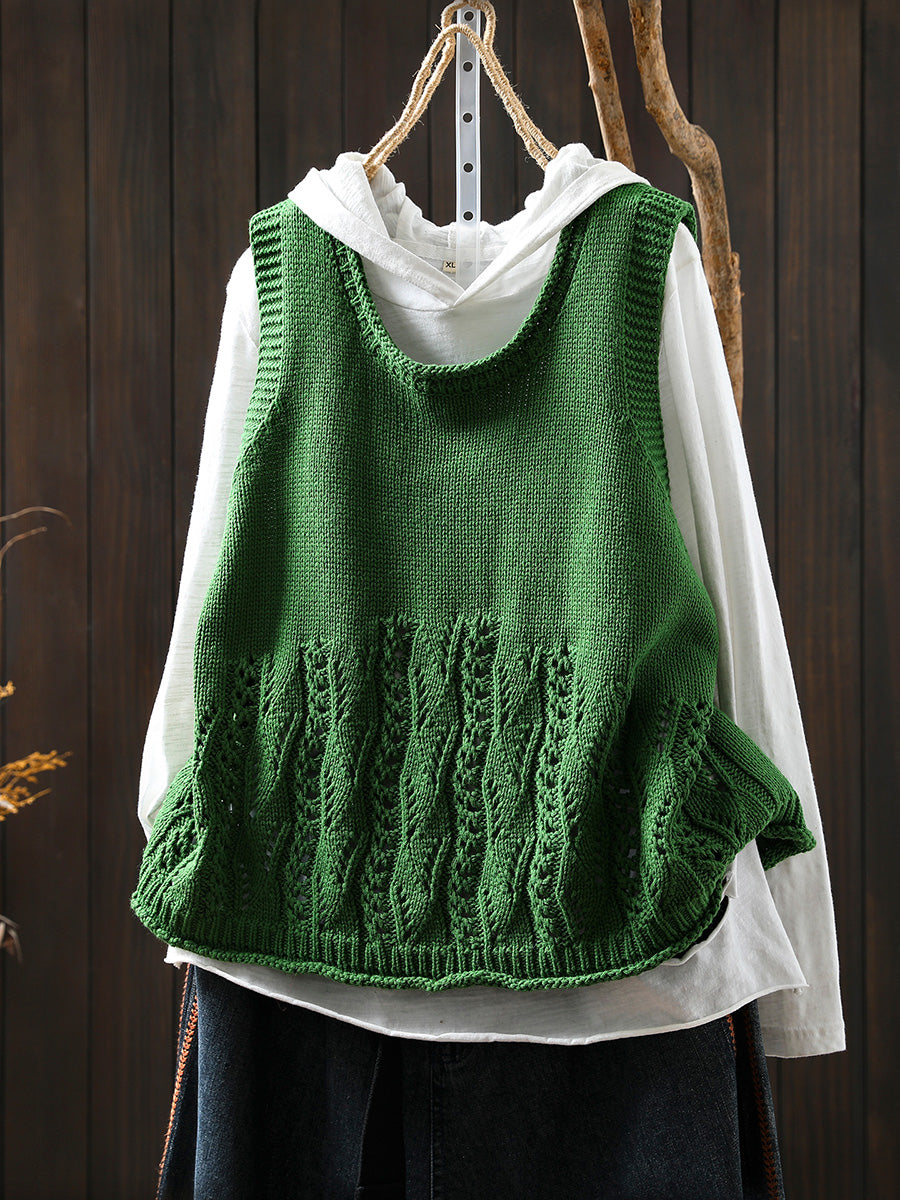Victoria | Autumn Casual Solid Colour O-Neck Knitted Vest