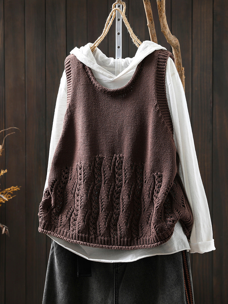 Victoria | Autumn Casual Solid Colour O-Neck Knitted Vest