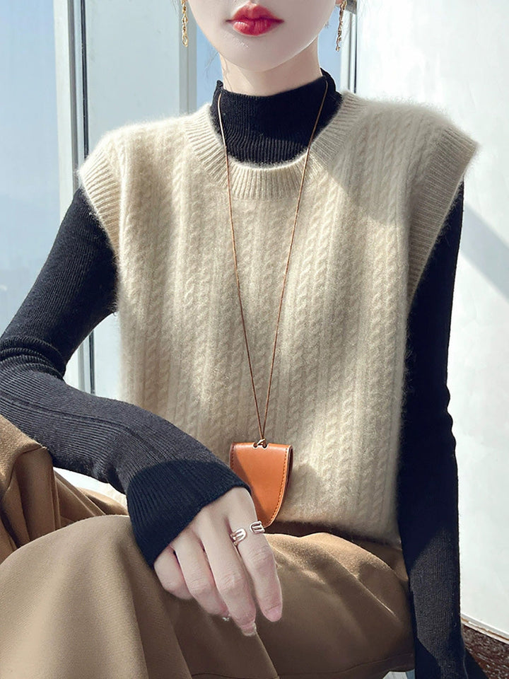 Victoria | Autumn Casual Pure Colour O-Neck Knitted Cardigan