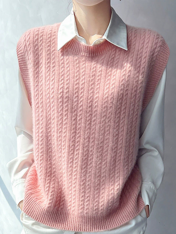 Victoria | Autumn Casual Pure Colour O-Neck Knitted Cardigan