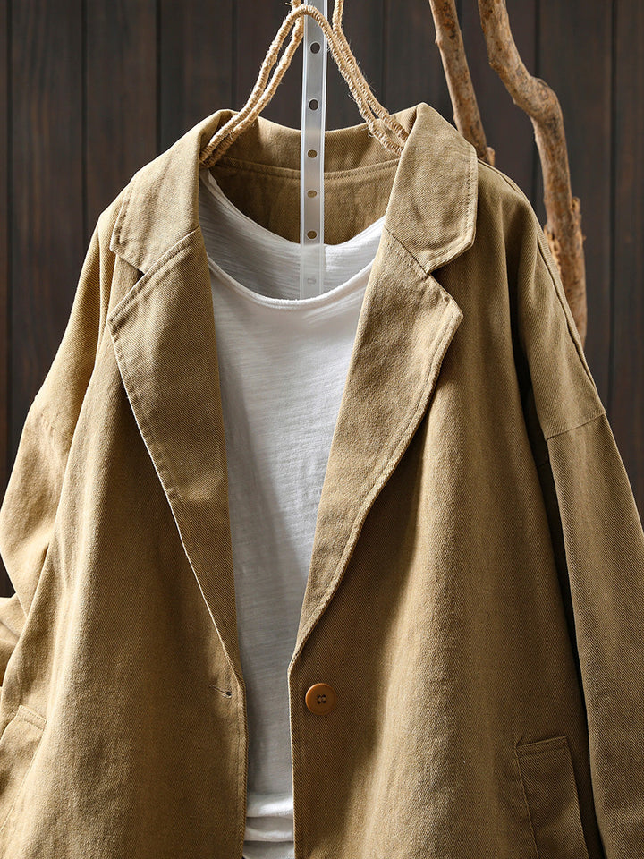 Victoria | Autumn Pure Colour Cotton Jacket