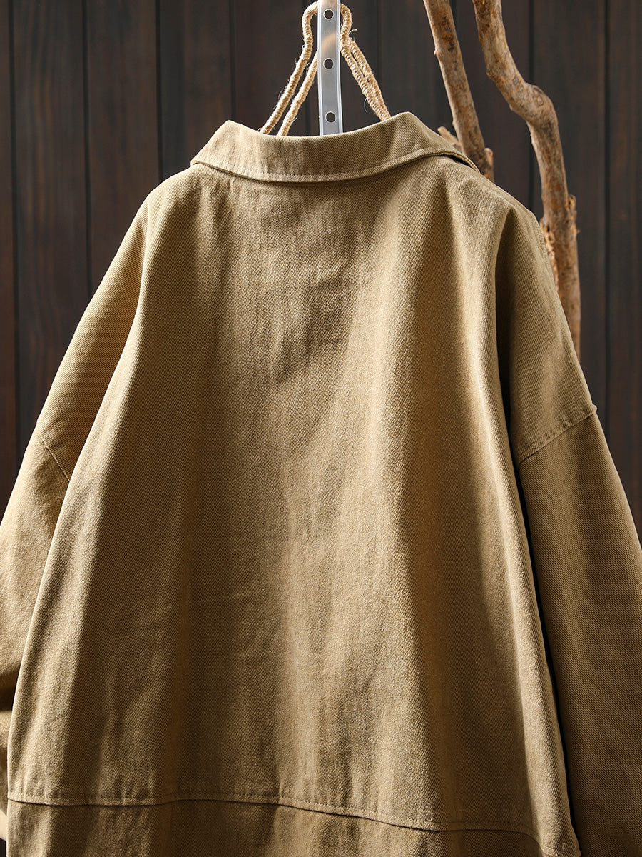 Victoria | Autumn Pure Colour Cotton Jacket