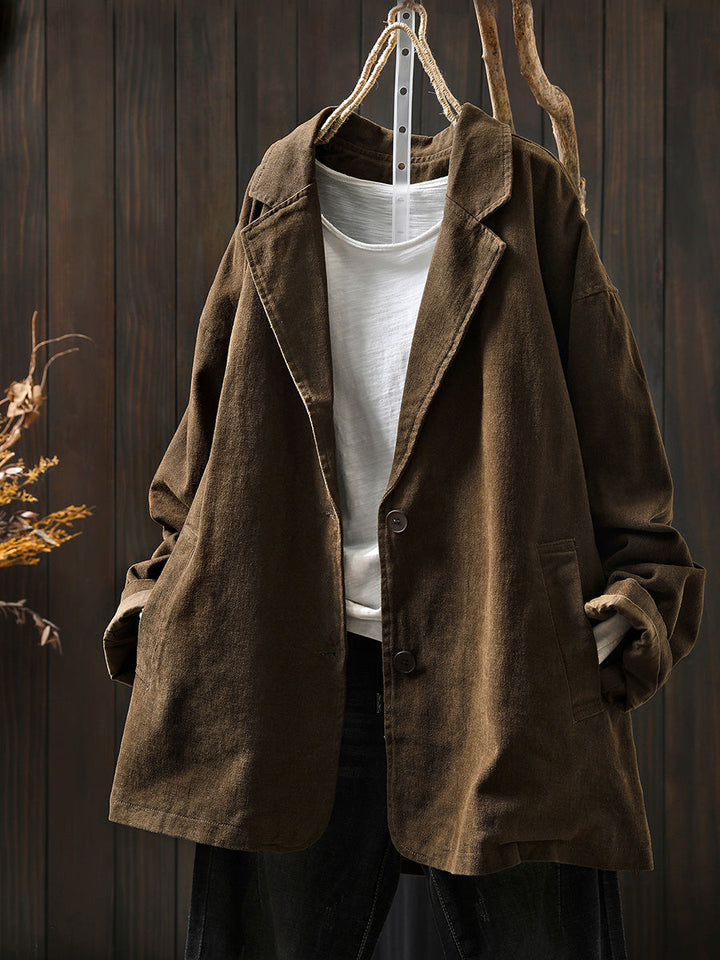 Victoria | Autumn Pure Colour Cotton Jacket