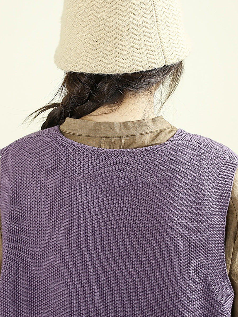 Victoria | Autumn Casual Solid Colour V-Neck Knitted Cardigan