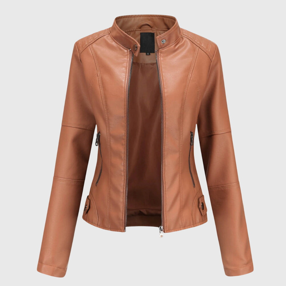 Victoria | Stylish Leather Jacket for Women
