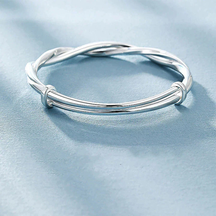 Victoria | Braided Silver Bracelet