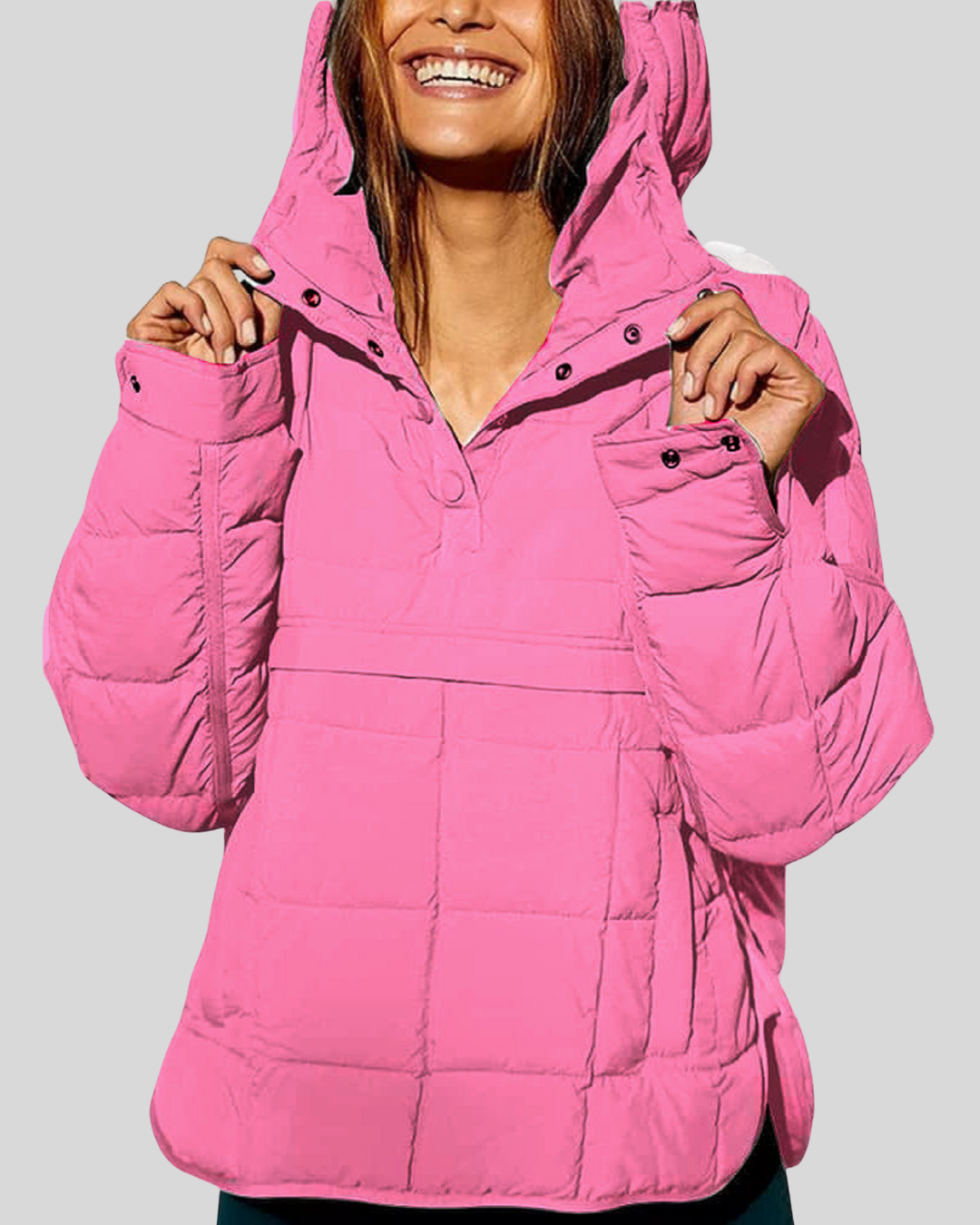 Victoria | Oversized Hooded Pullover Jacket