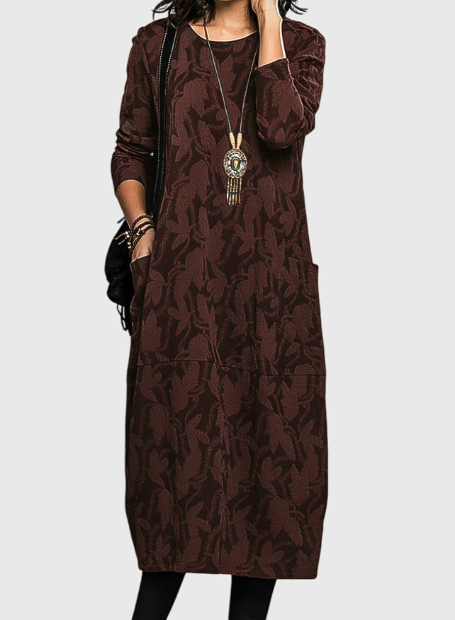 Victoria | Casual Round Neck Dress