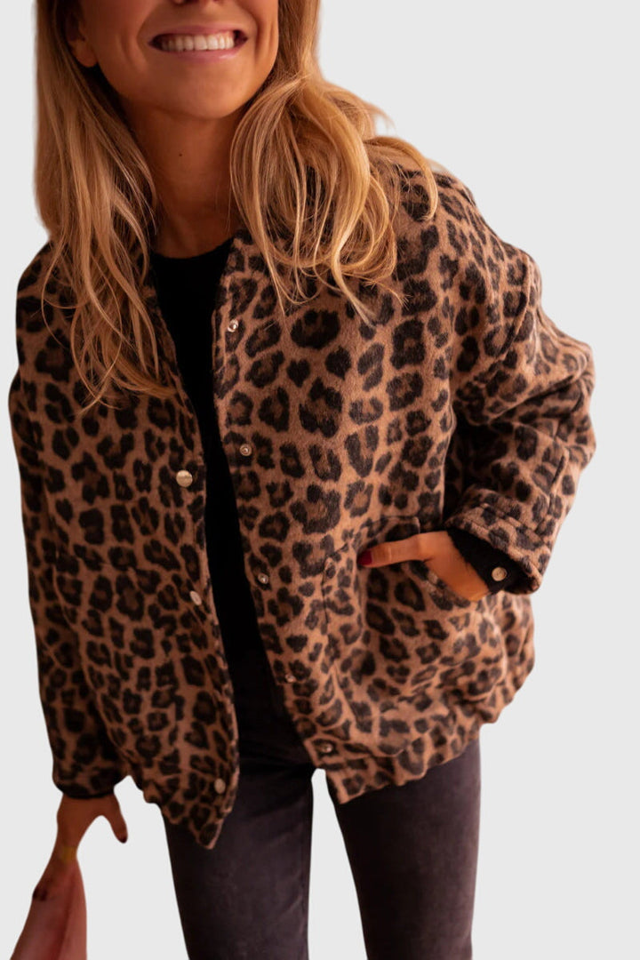 Victoria | Stylish Leopard Print Jacket