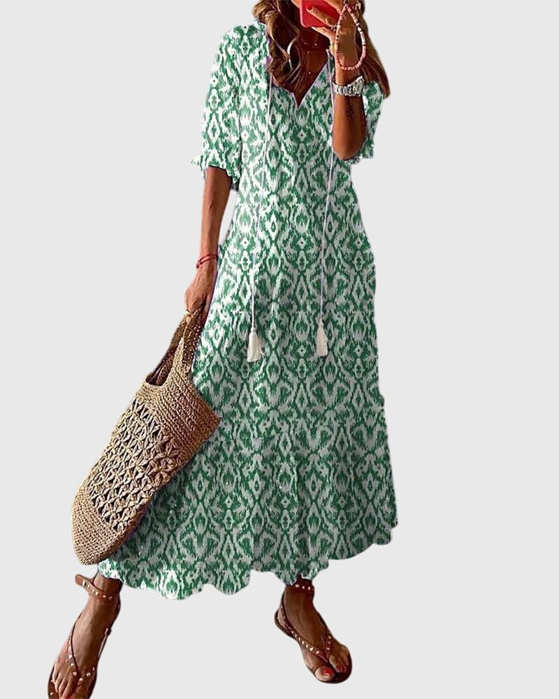 Victoria | Boho Vintage Summer Dress