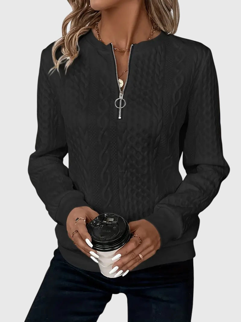 Victoria | Zipped Sweater