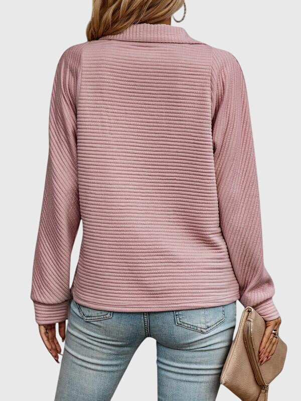 Victoria | Elegant Sweater with Zipper