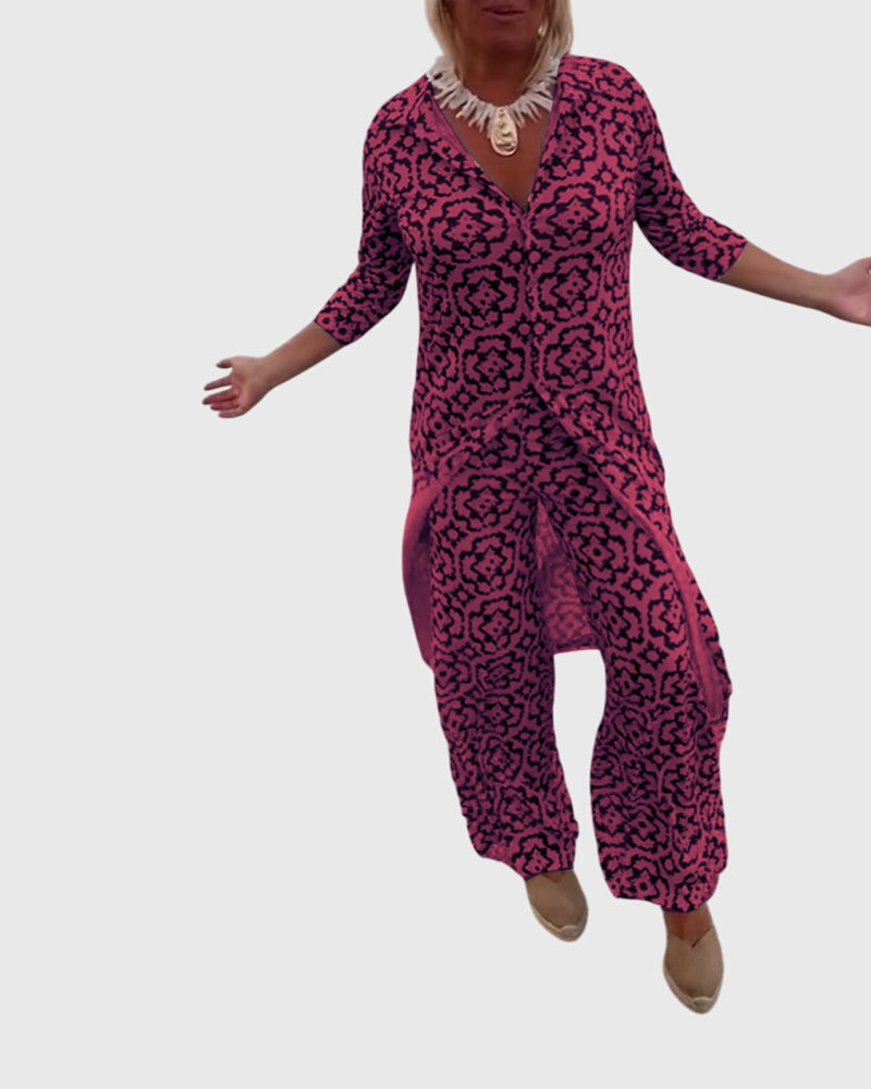 Victoria | Ensemble deux pièces vintage élégant