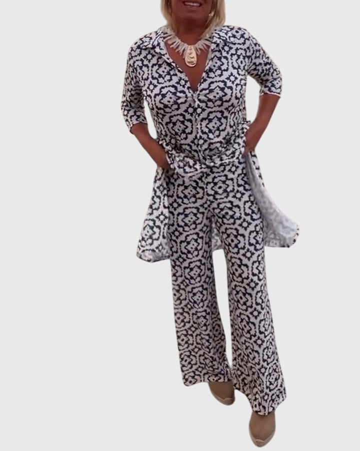 Victoria | Ensemble deux pièces vintage élégant