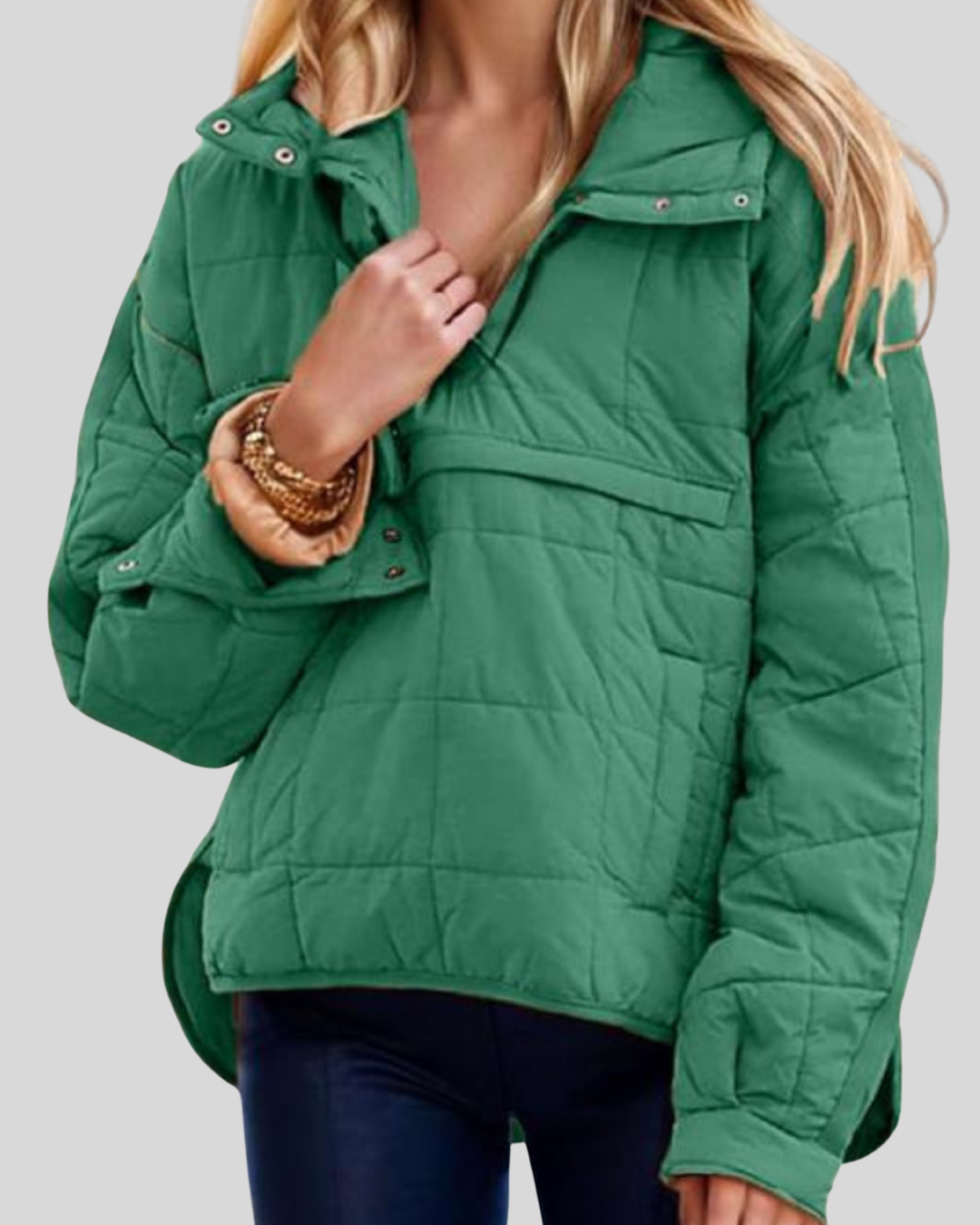 Victoria | Oversized Hooded Pullover Jacket