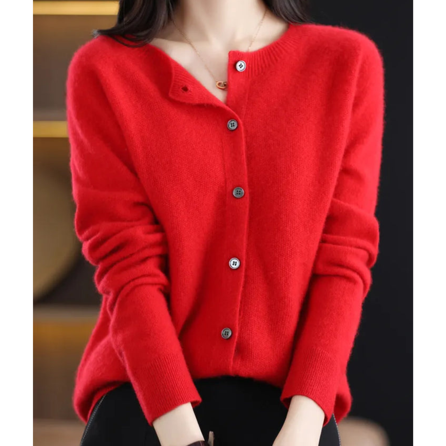 Victoria | Pure Merino Wool Women’s Crew-Neck Knitted Jumper