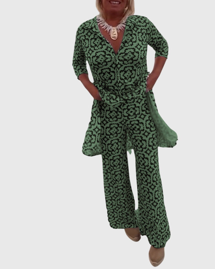 Victoria | Ensemble deux pièces vintage élégant