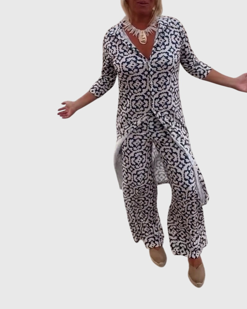 Victoria | Ensemble deux pièces vintage élégant