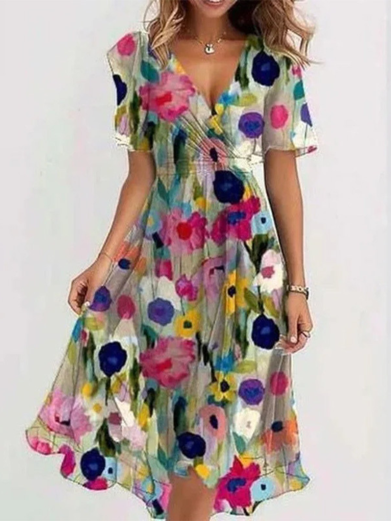 Victoria | Summer Dress With Belly Cover