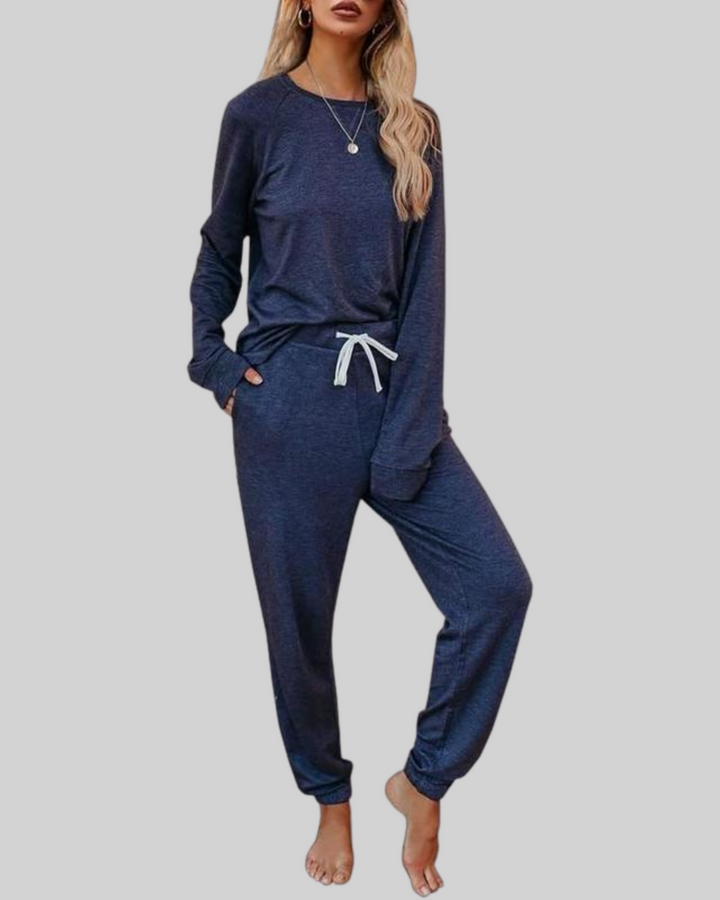 Victoria | Casual Long Sleeve and Sweatpants Set