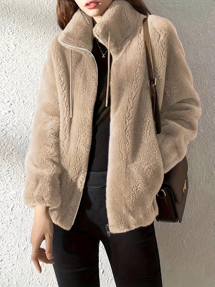 Victoria | Soft Plush Zip Jacket
